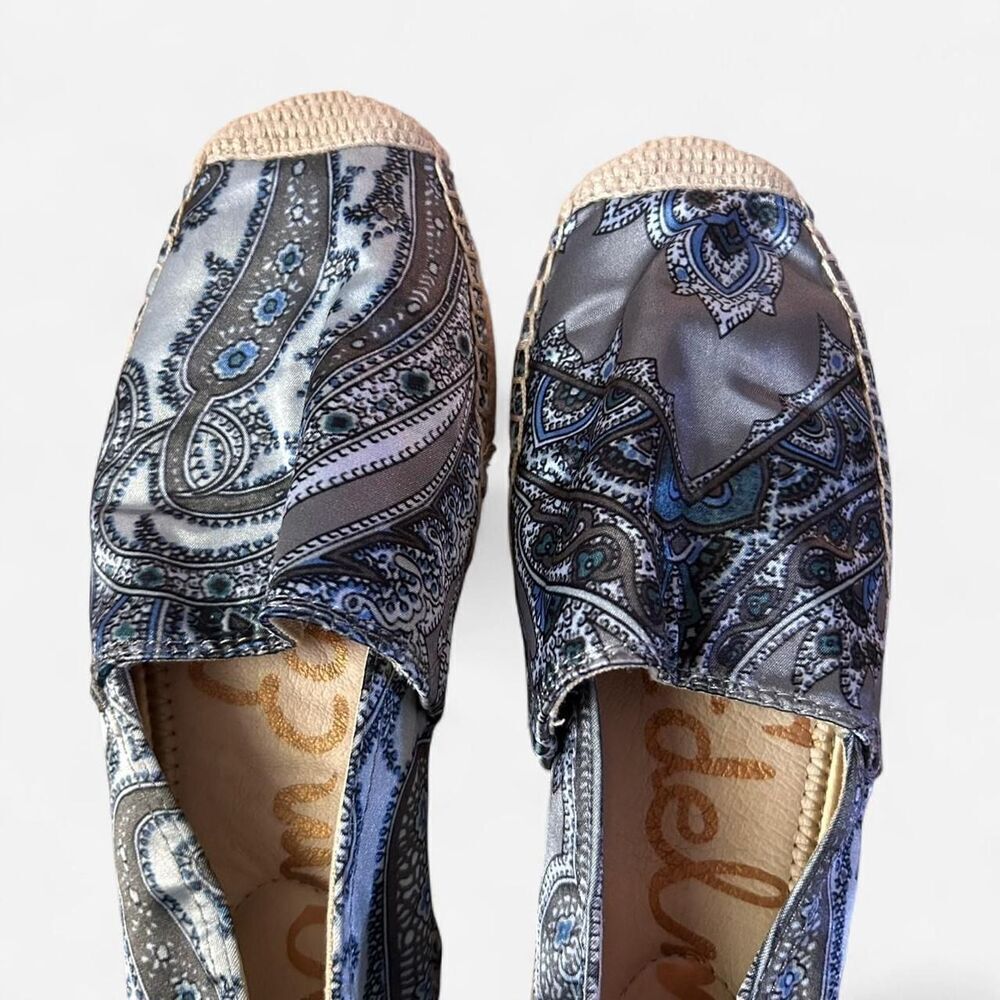 Cottagecore Coastal Sam Edelman Paisley Slip-On Flats – Size 6.5 - Picture 5 of 7